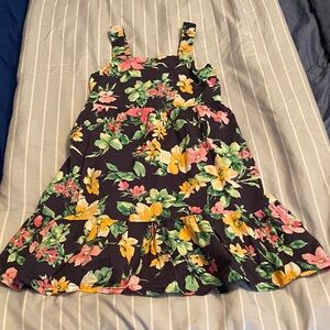 Old Navy Floral Kids Dress - Navy and Multicolor